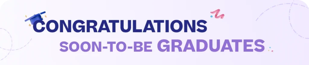 Congratulations soon to be graduates banner